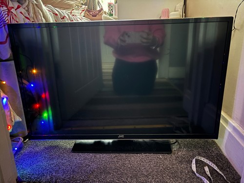Jvc black used inch led - black,