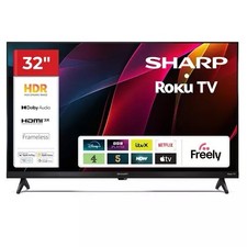 SHARP 32 Inch TV HD Roku Smart
